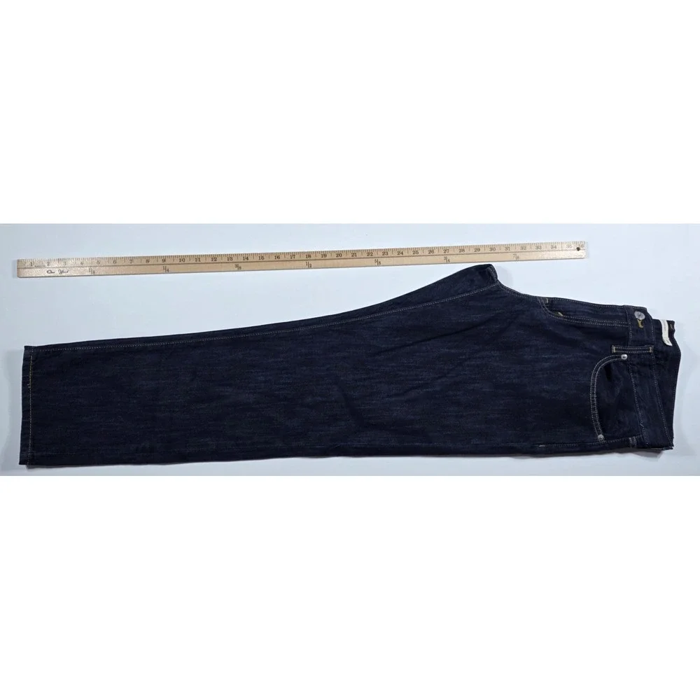 Levis Middy Straight Jeans Women's 29x30 Dark Indigo Blue Denim NEW